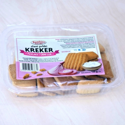 Krekeri - pavlaka i crni luk